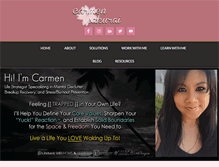 Tablet Screenshot of carmensakurai.com
